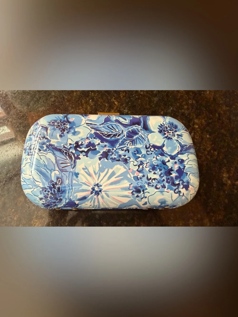 NWT Lilly Pulitzer clutch/pocketbook Blue Floral